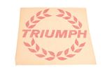 Transfer - Triumph Laurel Wreath - Large - Red - RB7222
