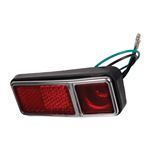 Side Maker Lamp Angled Red LH L841 - 54924LLC - Lucas Classic