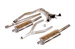 Stainless Steel Sports Twin Box Exhaust System - Including Manifold - Spitfire Mk3, MkIV and 1500 - RL1523SS