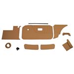 Trim Kit Deluxe Honey Tan Panels Honey Tan Piping Vinyl MGB GT 1970-76 - 643842 - Moss