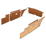 Trim Kit Deluxe Autumn Leaf Panels Vinyl MGB Roadster 1976-80 - 643700 - Moss