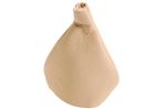 Gear Lever Gaiter - Manual - Replacement Fitment - Light Stone Beige Leather - RP1190BEIGE