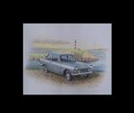 Triumph Herald Saloon Personalised Portrait in Colour - RH5378COL