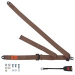 Static Seat Belt Kit Single 30cm Stalk Beige - 719918A30BEIGE - Securon