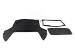 Mohair Hood Cover - Including Plastic Rear Window - Black - XPT000087PMAP - Aftermarket