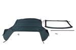 Mohair Hood Cover - Including Plastic Rear Window - Green - XPT000086HZP - OEM