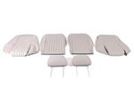 Mk1 Type Leather Seat Cover Kit - Grey/Grey Piping - RP1641GREY