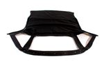 Hood Cover - Black Mohair with Zip Out Rear Window - 822021MOHBLACK