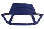 Hood Cover - Blue Mohair with Zip Out Rear Window - 822021MOHBLUE