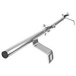 Badge Bar Chrome 3/4" with Aux Lamp Brackets - 870132 - Tourist Trophy