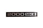 Rear Badge - 2000 Mk2 - 629426