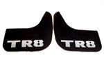 Triumph TR8 Rear Mudflaps With Logo - RB7302