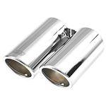 Exhaust Tailpipe Double Tip Stainless Steel - 903-336 - Jass Performance
