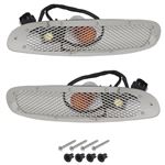 Indicator Lamp and Grille Kit Stealth S/Steel (incandescent) 1989-97 - 903-388 - Jass Performance