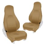 Seat Cover Leather (pair) Biscuit 1996-97 - 908-297