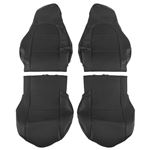 Seat Cover Leather (pair) Black 1999-00 - 908-355