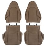 Seat Cover Leather (pair) Tan 1999-00 - 908-360
