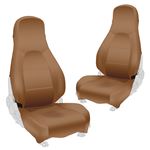 Seat Cover Vinyl (pair) Tan 1999-00 - 908-369