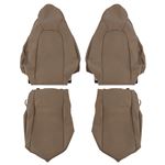 Seat Cover Leather (pair) Tan 2001-05 - 908-379
