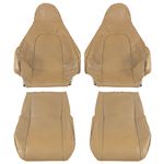 Seat Cover Leather (pair) Honey Tan 2001-05 - 908-381
