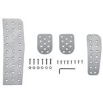 Pedal Rubber Set Aluminium Silver 2006-15 - 909-259 - Cobalt