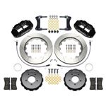Big Brake Kit Black Vented Slotted Front (6 pot) 355.6mm - 909-824 - Wilwood