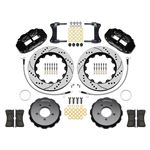 Big Brake Kit Black Vented Slotted Drilled Front (6 pot) 355.6mm - 909-825 - Wilwood