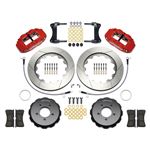 Big Brake Kit Red Vented Slotted Front (6 pot) 355.6mm - 909-827 - Wilwood