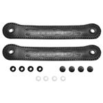 Door Pull Strap Black Leather Black Stitching with Roadster Logo (pair) 1989-97 - 910-124 - Jass Performance