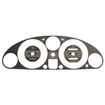 Gauge Face Bezel Black Brushed S/Steel 1989-93 - 910-328 - Jass Performance
