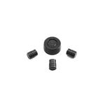 Heater Control Knob Set (non Air Con) Black Aluminium 1989-97 - 910-339 - Jass Performance