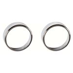 Radio Knob Cap Chrome (pair) 2006-15 - 910-420 - I L Motorsport