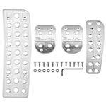 Pedal Rubber Set Aluminium Roadster Logo 2006-15 - 998-217 - Cobalt