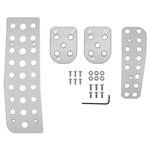 Pedal Rubber Set LHD Aluminium 2005-15 - 998-270 - Cobalt