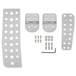 Pedal Rubber Set LHD Aluminium Roadster Logo 2005-15 - 998-270 - Cobalt