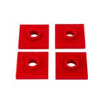 Cross Member Upper Pad Performance Red 3XE - AHH6205PBR - Polybush