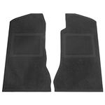 Footwell Mats - Original Style Moulded Rubber - Pair - Black - AHH97623