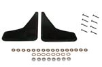Front Mudflaps with Fittings - Black Pair - Rover SD1 - As OE Rover - AJM1637PK