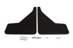 Rear Mudflaps with Fittings - Black Pair - Rover SD1 - As OE Rover - AJM1638PK