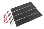 Door Capping Covering Kit - Black with Red Piping - AKE51923AMCVR