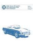 Parts Book - MGB and MGB GT - 1962-1974 - AKM0039GR - OTP