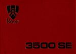 Owners Handbook - SD1 3500Se - 1980-1981 - AKM4799GR - OTP