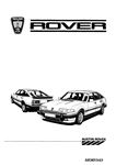 Repair Operation Manual - Rover Saloon Range - 1982-1987 - AKM5343GR - OTP