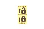 Child Lock Decal - BAD100300 - Genuine