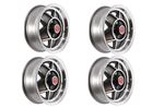 Alloy Road Wheel Kit - 5 Spoke LE - Dark Grey/Silver - Set of 4 - 5J x 14 inch - Bolt On - Including Wheel Nuts and Centres - BHH2451K4