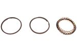 Piston Ring Set Plus 0.020" 3 Ring Piston - BHM1183020P - Aftermarket