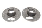 Brake Disc Solid (pair) 209mm Drilled Grooved - BTA383ROS - Rossini