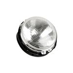 Headlamp 7" LHD H4 Inc Bowl, Seating Rim and Gasket (Single) - C16058LC - Lucas Classic