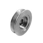 Dynamo Single V Pulley Aluminium 75mm dia 17mm Shaft - C7427A - Powerlite