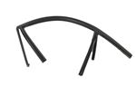 Seal-rear door glass run channel - LH - CGE001090 - Genuine MG Rover
